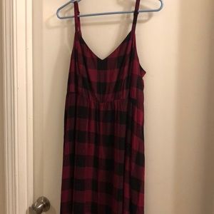 Torrid Size 2 Plaid High Low Dress